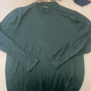 Green turtle neck